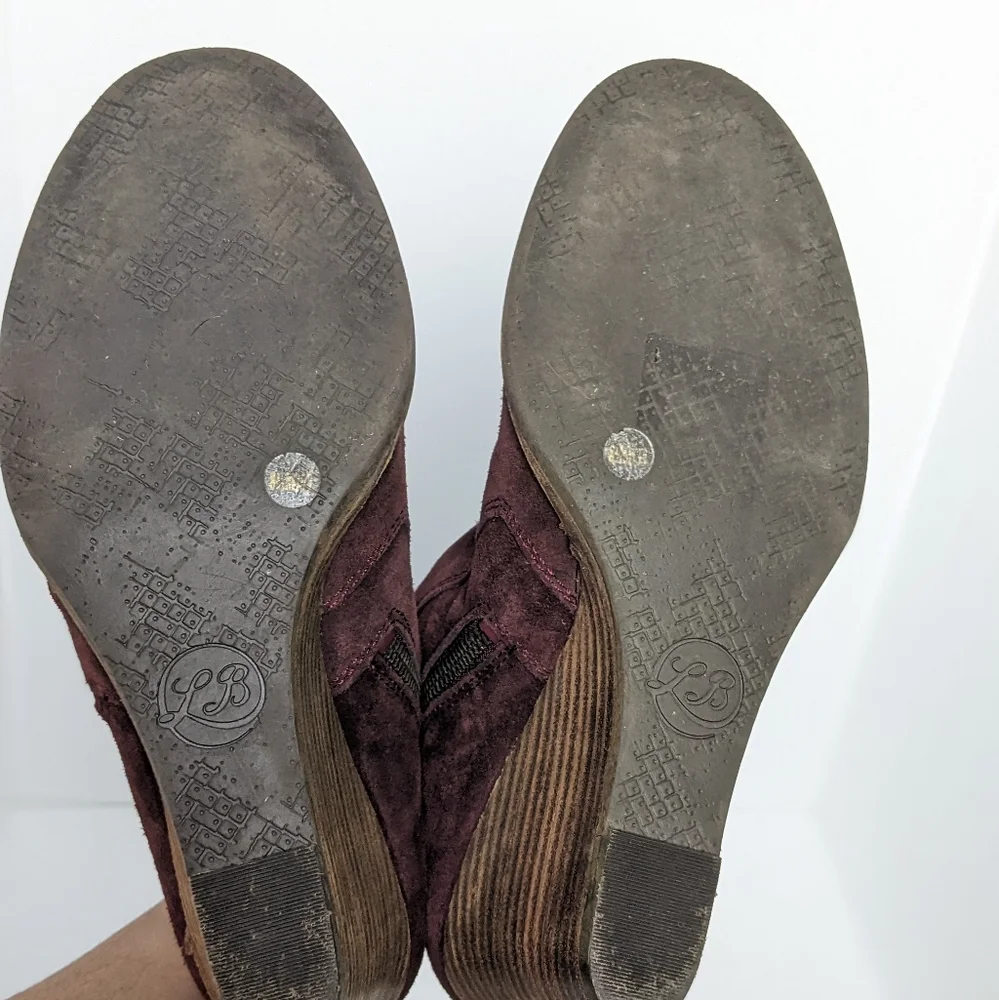 Lucky brand suede wedges